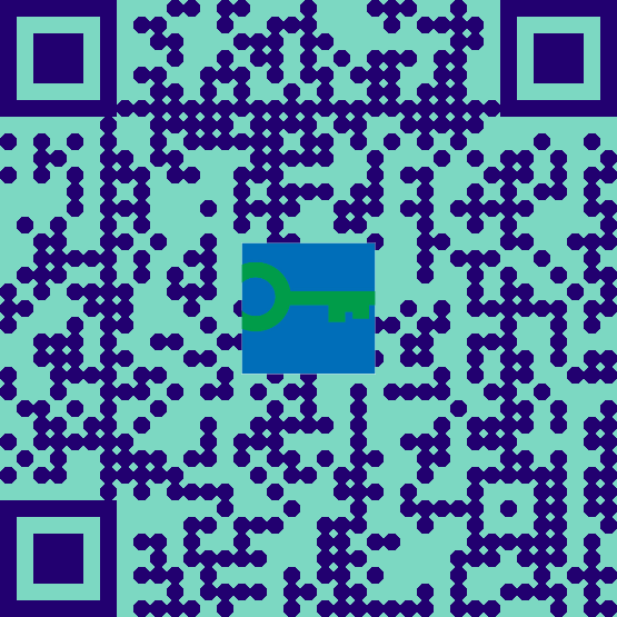 QR coda za povezavo na stran GreenKey